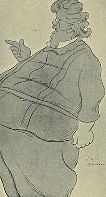Caricature Of Chesterton Max Beerbohm