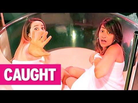 Caught Naked In The Hot Tub Youtube