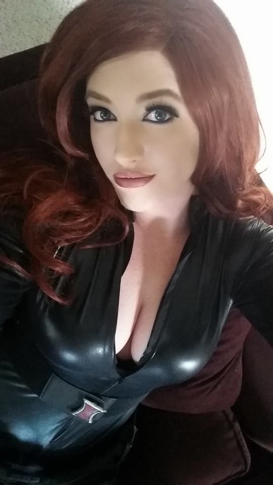 Character Black Widow From Marvel Comics Avengers Cosplayer Leah Burroughs Aka Callie Cosplay