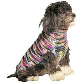 Chilly Dog Purple Woodstock Dog Sweater Small