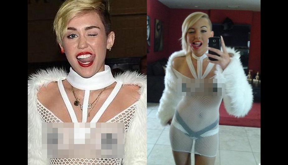 Cine Conoce A La Doble De Miley Cyrus En El Porno Fotos 4