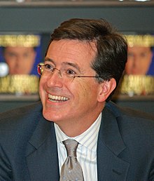 Colbert At The Launch Of His Shows Book I Am America And So Can You