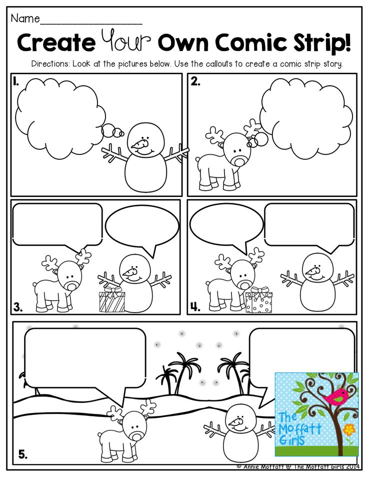 Create Your Own Comic Strip And Tons Of Other Fun Printables