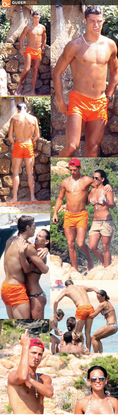 Cristiano Ronaldo Goes Orange Queerclick