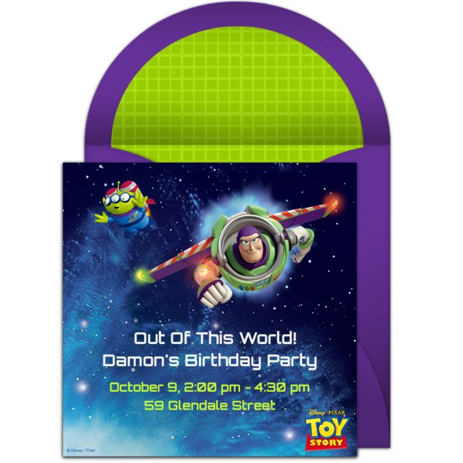 Customizable Free Toy Story Online Invitations Easy To Personalize And Send For A Toy