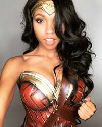 Cutiepisensei Cosplay Wonderwoman Ebony Nicetits
