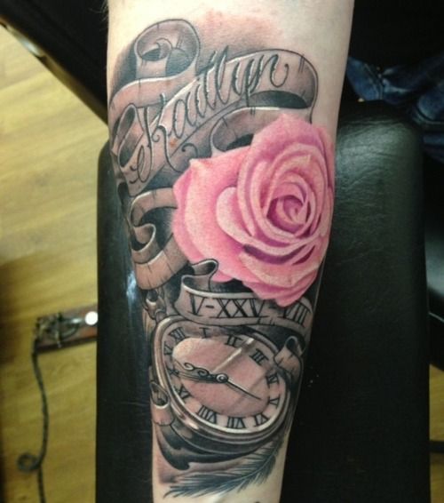 Dad Tattoos Daughters This Is Tattoo For Daughter Her Name Birthdate
