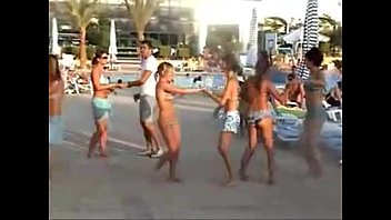 Dancing Girls The Pool In Egypt