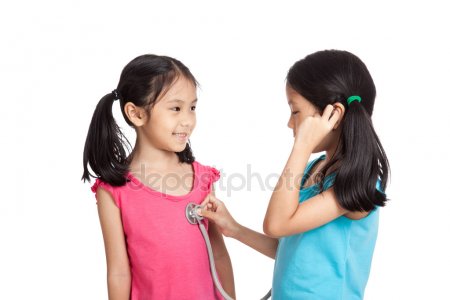 Depositphotos Stock Photo Happy Asian Twins Girls With