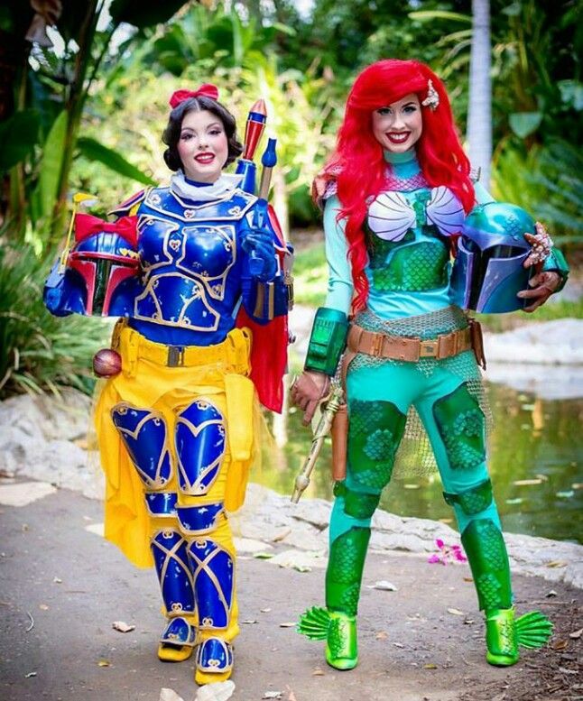Disney Princess Snow White And Little Mermaid Boba Fett Disney