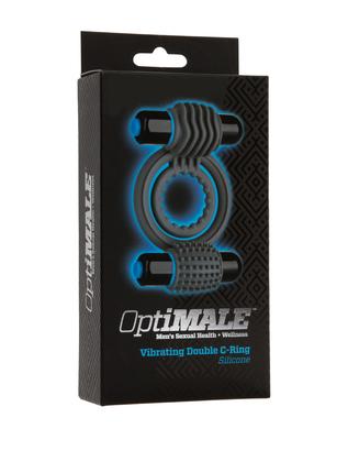 Doc Johnson Optimale Vibrating Double Cockring Package