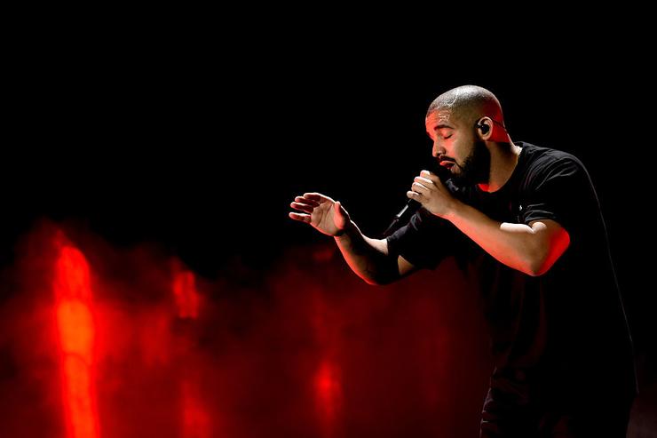 Drake Performs Onstage At The Iheartradio Music Festival At Mobile Arena On September