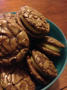 Easy Brownies And Cream Sandwich Cookies Recipe Duncan Hines Sandwich Cookies And Fudge 1