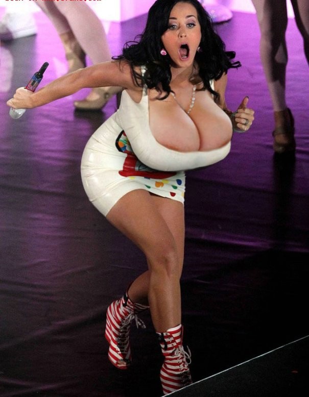Ebony Big Boobed Celebrity Katy Perry Fucked In Public 2