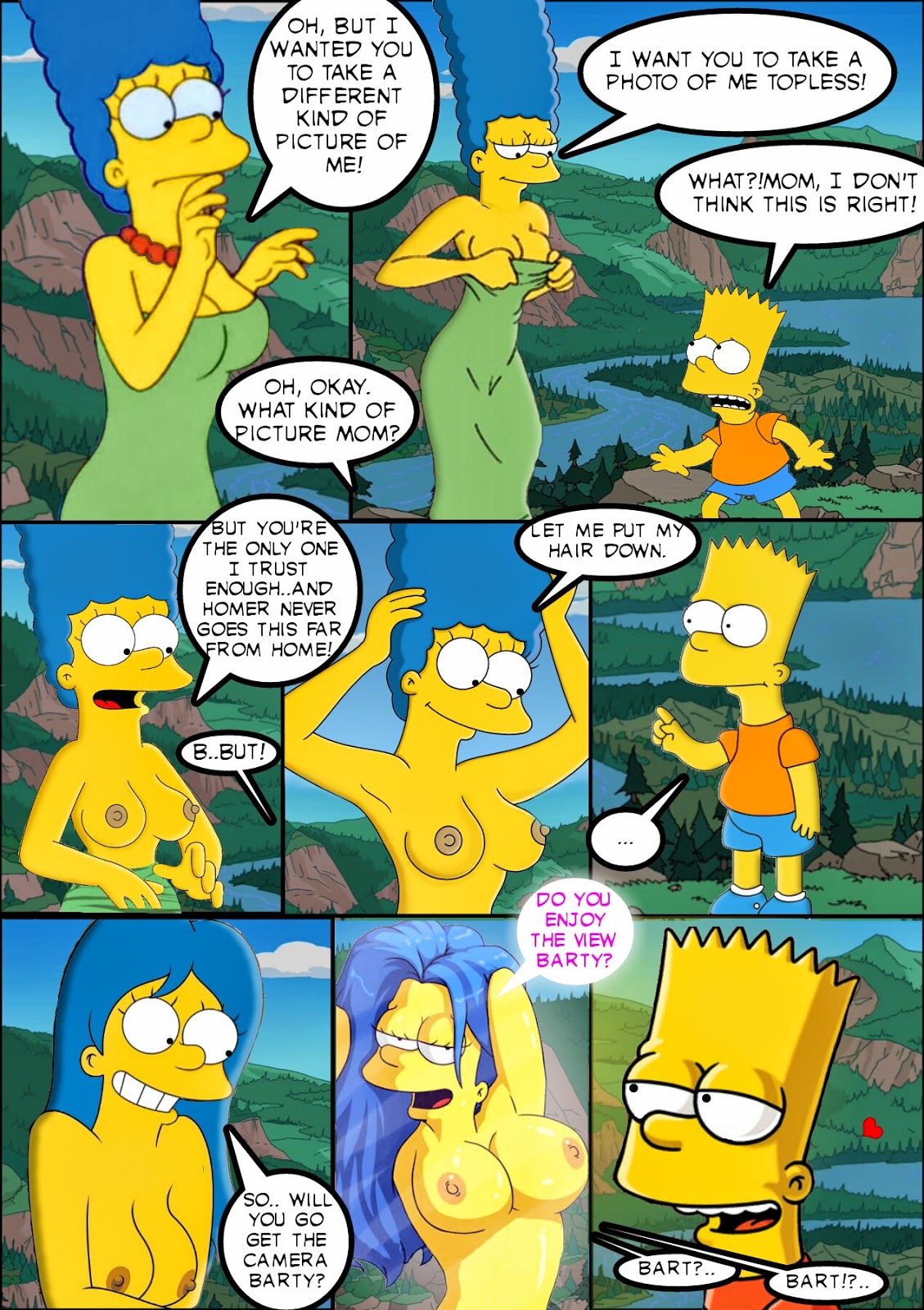 Edittoons Adult Cartoon Comics Rimo Wer The Simpsons Hot Days Jpg