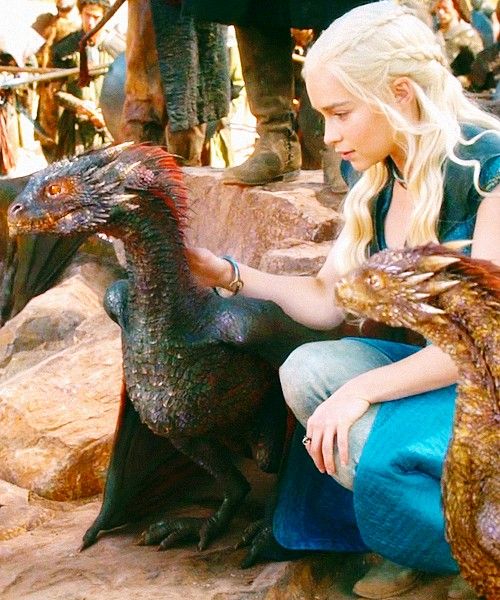 Emilia Clarke As Daenerys Targaryen The Mother Of Dragons From Game Of Thrones