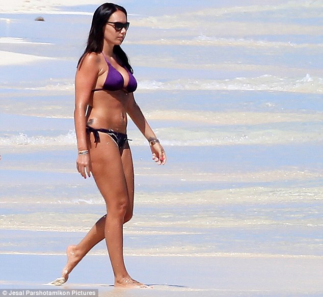 Enviable Lady Tamara Showed Off Her Curves In A Purple Triangle Bikini As She Revealed