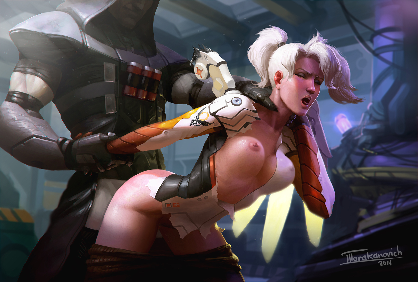 Even More Hot Overwatch Porn Parody Artworks From Mercy