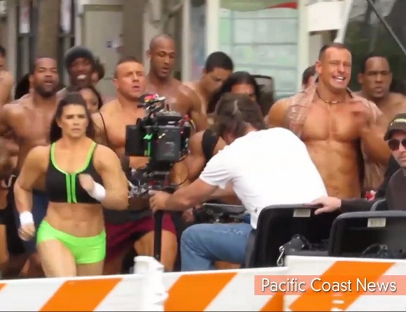 Ex Porn Star Chris Wide Spotted On Set Godaddy Commercial 6