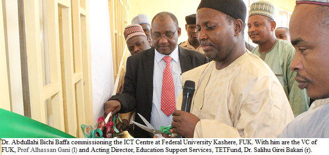 Executive Secretary Commissions Projects At Federal University Kashere Fuk And Gombe State University 1