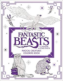 Fantastic Beasts And Where To Find Them Magical Creatures Coloring Book Harpercollins Publishers Books