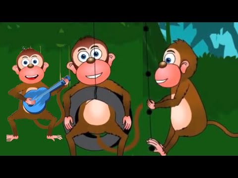 Five Little Monkeys Jumping On The Bed Nursery Rhyme Animation Rhymes For Children Animation