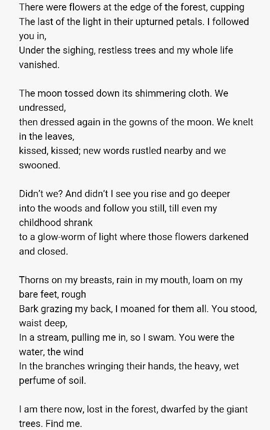 Forest Carol Anne Duffy Poetry Pinterest Duffy Quotation