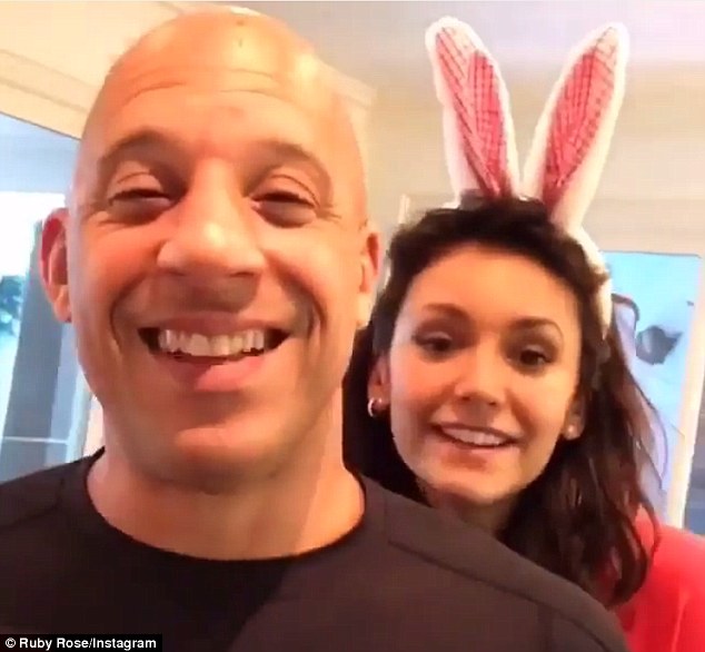 Friends At One Point In The Short Clip Nina Pops Up Behind Vin With