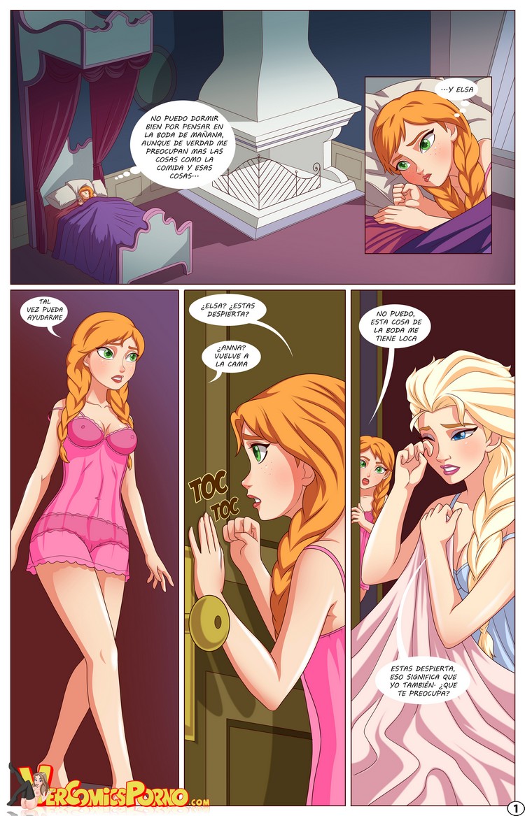 Frozen Porno De Lesbianas Con Elsa Anna Comic Porno 1