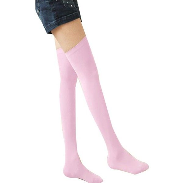 Funocfx Hotpink Fashion Sexy Womens Over Knee Thigh High Stockings