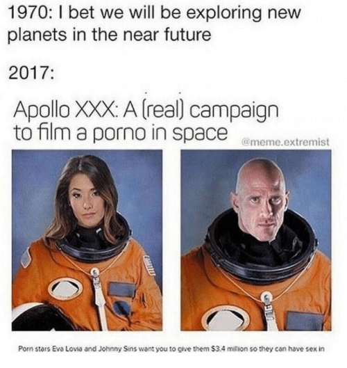 Future Meme And Sex Bet We Will Be Exploring New Planets