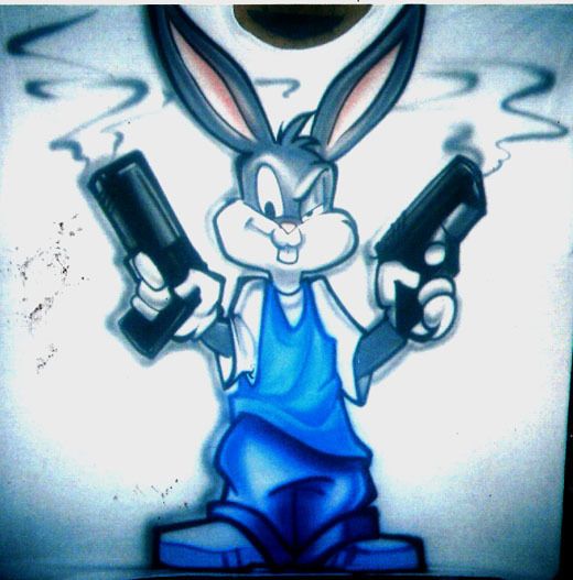 Gangster Bugs Bunny And Lola Of Bugs Bunny Tattoo Cachedbanana Bugs Bunnyview