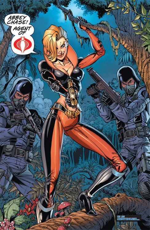 Gi Joe Danger Girl Crossover Abbey Chase Agent Of Cobra