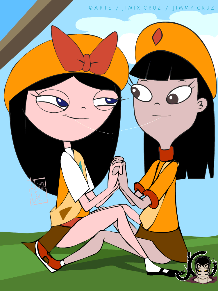 Gif Ginger Isabella Lesbian Phineas And Ferb Yuri