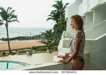 Girl Hotel Room Sri Lanka Stock Photo Shutterstock 2