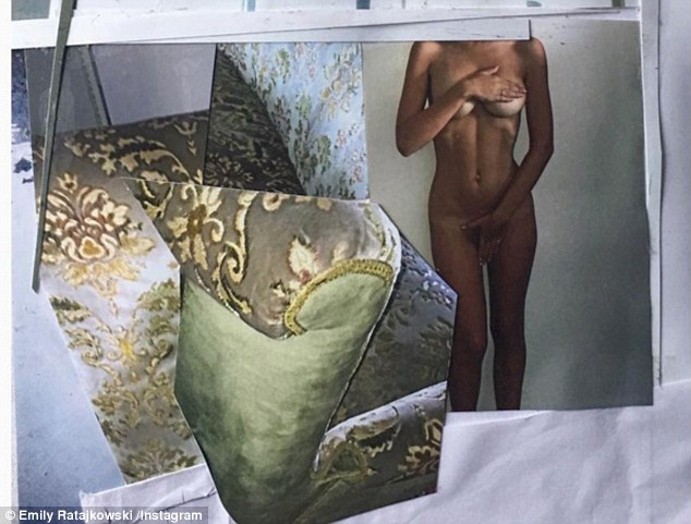 Glad Tidings Model Emily Ratajkowski Went Completely Naked In A Series Of Christmas Cards Which