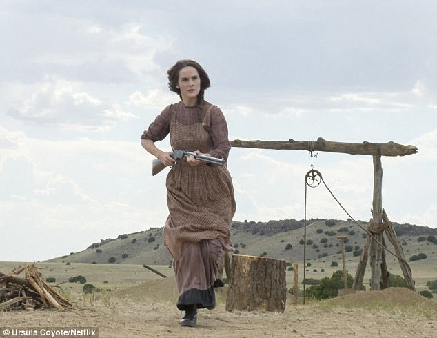 Graphic Michelle Dockery Shows Another Side To Her In Gritty New Series Godless Which
