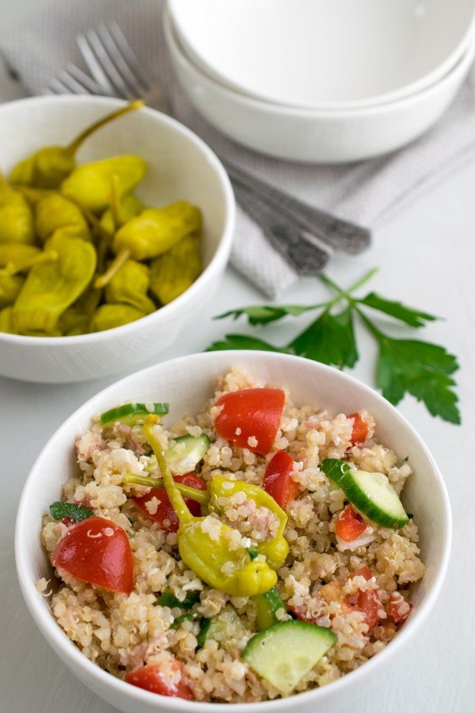 Greek Quinoa Salad I Love Salads Im Not Joking Here Pinterest 1