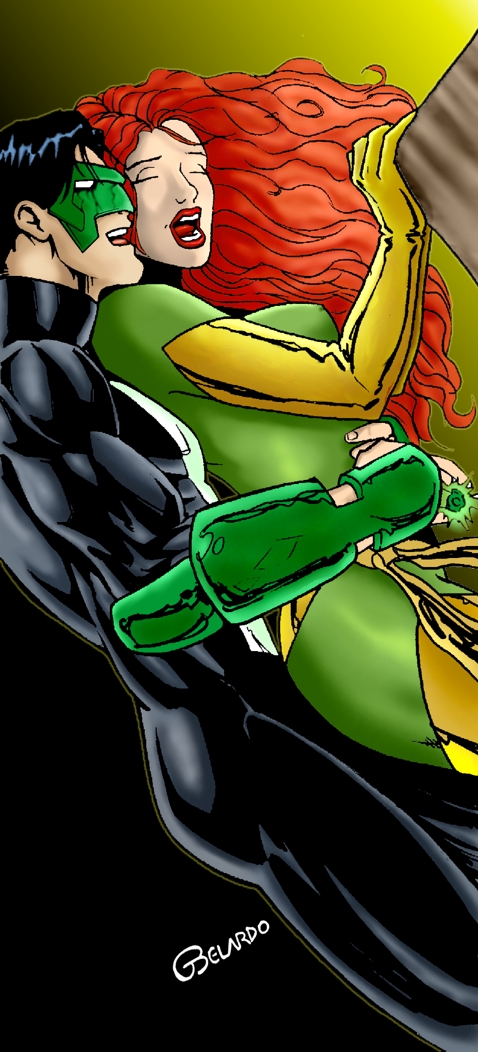 Green Lantern Crossover Jean Grey Redhead Porn Superheroes