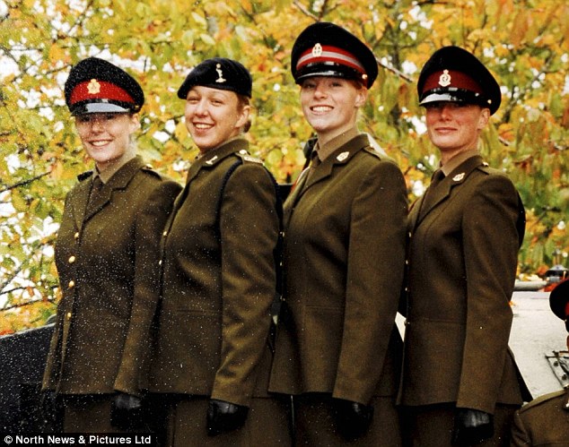 Hannah Pictured Second From Right In As Part Of Windsor Platoon Her