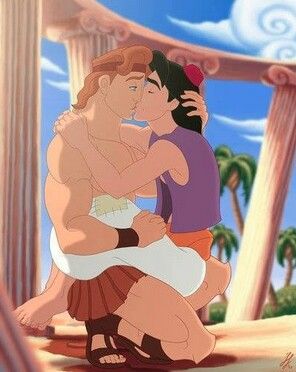 Hercules Aladdin Disney Princes Go Gay Finally In Fan Fic Artwork