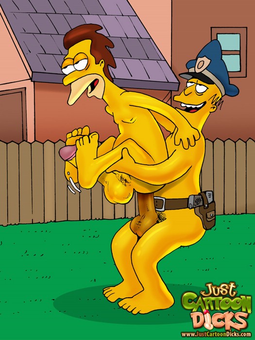 Homer Simpson Has Gay Sex With A Cop Cartoon Porn Videos