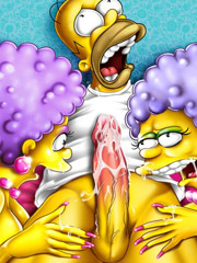 Horny Simpson Toons Enjoying Hard Cocks And Big Dildos As Well Tags Big Boobs