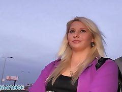 Hornyagent Curvy Blonde Accepts Sex For Money Offer Amateur Hardcore Pov