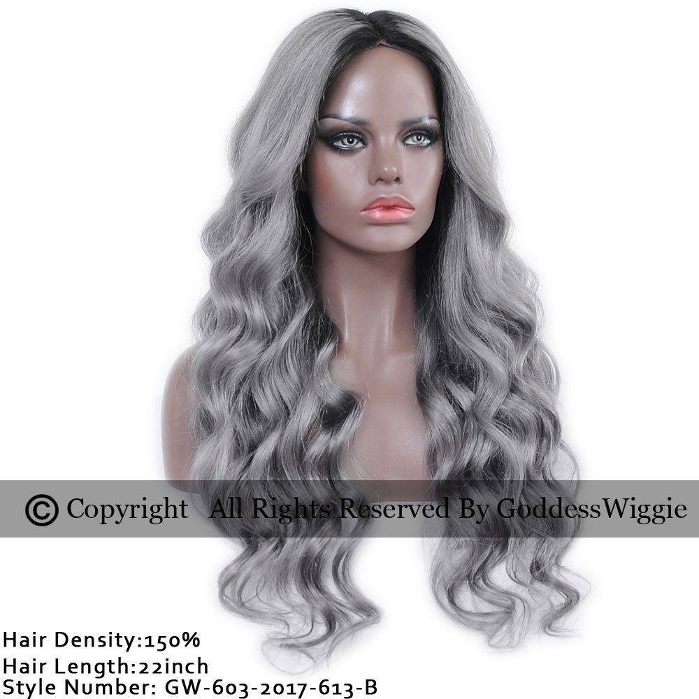 How Beautiful Silver Ombre Hair Can Lacefrontwig Lipsticks Lips Greyhair Greywig Naturalhair