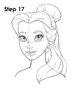 How To Draw Snow White From Disneys Snow White And The Seven
