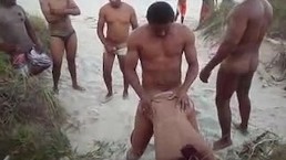 Husband Share Wife At The Beach 1