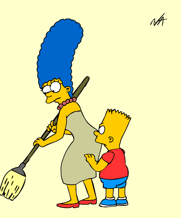 Image Bart Simpson Marge Simpson The Simpsons Animated Nickartist