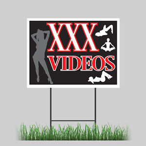 Image Is Loading Videos Yard Sign