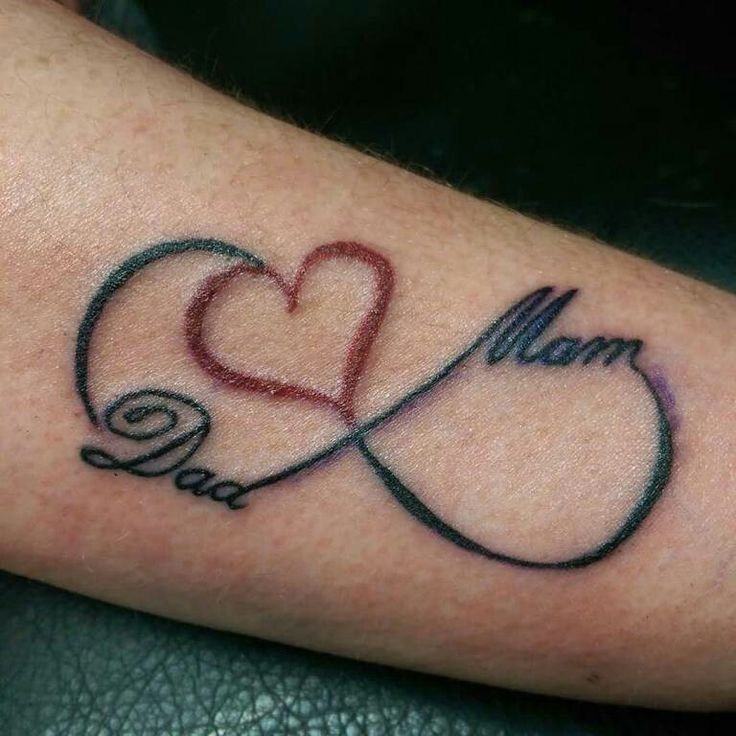 Impressive Infinity Tattoos With A Heart